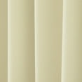 thumbnail image 2 of Quality Home Basic Thermal Blackout Curtains - Back Tab/Rod Pocket - Beige - 40"W X 84"L (Set Of 2 Panels), 2 of 4