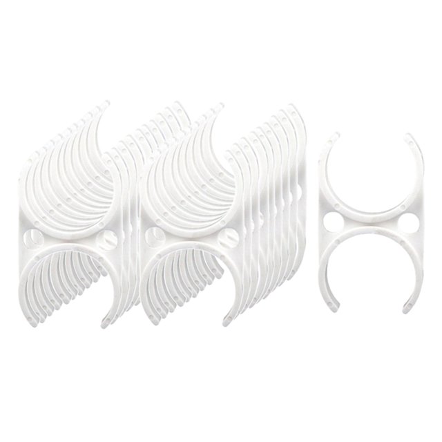 Soporte de clip de pared estándar Sistemas de fregadero de de S Double Clamp_20Pcs Gloria Soporte de filtración