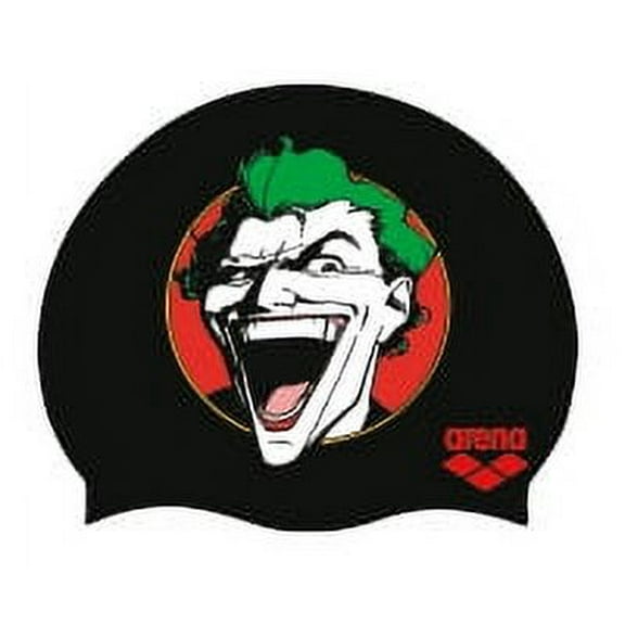 Arena WB Superheros Kids Silicone Swim Cap, Multiple Heros, One Size Fits All