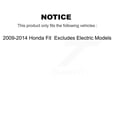 thumbnail image 2 of Transit Auto Front Rear Complete Suspension Shocks Strut and Coil Spring Mount Assemblies Kit for Car 2009-2014 Honda Fit Excludes Electric Models - Left Right Side (Driver Passenger) K78M-100179, 2 of 2