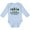 AE-Light Blue, variant on Inktastic It's the Most Wonderful Time of the Year Fun Christmas Trees Boys or Girls Long Sleeve Baby Bodysuit