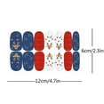 thumbnail image 2 of Christmas Series Nail Stickers Full Cover Fashion Decals Transfer Designs Holiday Accessories for Women Girls DIY Manicure, 2 of 6