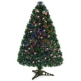 thumbnail image 1 of Costway Árbol de Navidad de PVC de fibra óptica preiluminado de 90 cm con tablero de plástico, 1 of 3