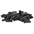 thumbnail image 5 of Pawsdot 25Pcs Stool Swivel Caster Cover Black Plastic Wheel Stopper Protector for Furniture, 5 of 8