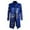 Blue, variant on IWRICH Men's Neck Sequin Shiny Blazers Tuxedo Suit Jackets Mardi Gras Party Show Prom Suits Gold2 S