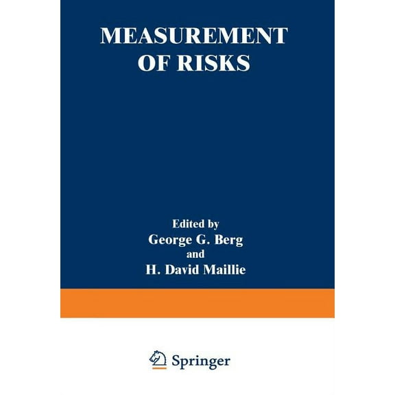 Environmental Science Research Measurement of Risks, Book 21, (Paperback)