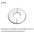 thumbnail image 3 of Wall Split Flange, 201 Stainless Steel Round Escutcheon Plate for 22mm Diameter Pipe, 2 Pack, 3 of 5