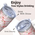 thumbnail image 4 of 20OZ Insulated Flamingo Coffee Mug Stainless Steel with Handle Tumbler Cup Sweat Resistant Keeps Drinks Hot Cold Ideal for Daily Use Gifts for Women Girls on Birthday Christmas Summer, 4 of 6
