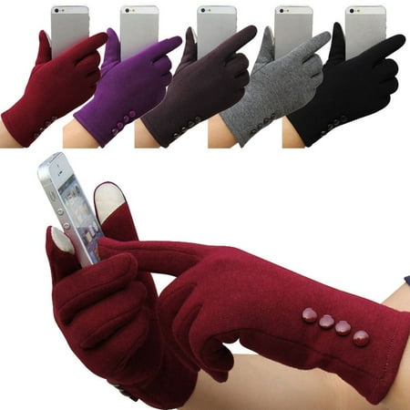 Fashion Women Outdoor Winter Warm Gloves Touch Screen Sport Ski Gloves