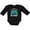 AB-Black, variant on Inktastic Peacock Girls Long Sleeve Baby Bodysuit