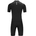 thumbnail image 3 of Men's 3mm Neoprene Spring Wetsuit - Short-Sleeve, Front Zipper for Snorkeling & Diving, 3 of 6