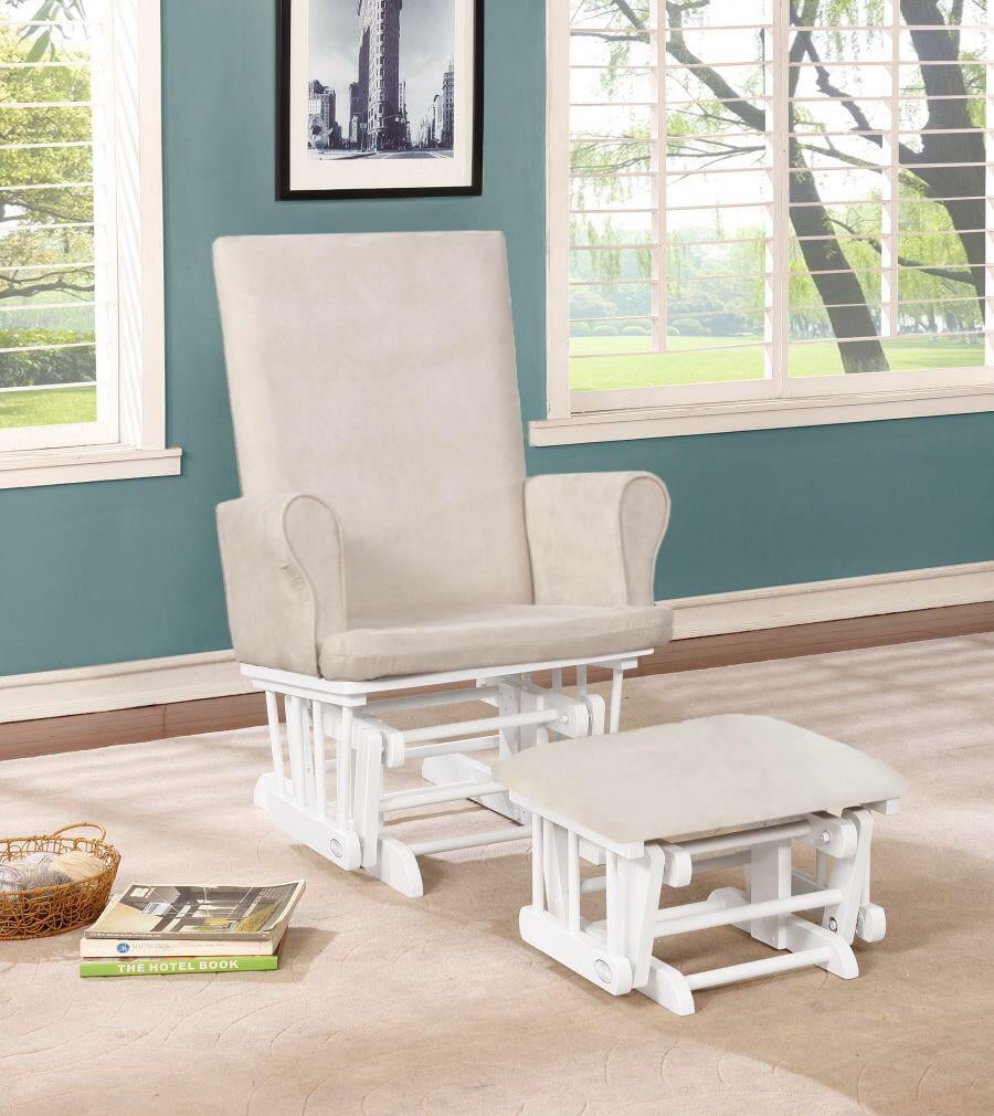 cream nursery chair