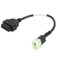 thumbnail image 2 of Cable De Escáner OBDII De 6 Pines, Conector De Diagnóstico OBD2 De Alta Dureza, Flexible Y Resistente, Duradero Para Motocicleta OTVIAP OBD2 6 Pin Scanner Cable, 2 of 8