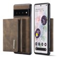 thumbnail image 5 of Jiahe Cover For Google Pixel 7 Pro,Shockproof Magnetic Card Slot Wallet Kickstand Full Body Protector Case Cover,Coffee, 5 of 10