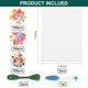 thumbnail image 2 of Juego de 2 botones para hacer arte, pegatinas para botones, kit de lienzo con botones sencillos, kit para crear tu propio arte con flores, kit para manualidades para niños pequeños en edad preescolar, 2 of 7
