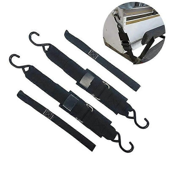 Attaches de Remorque de Bateau avec Boucle à Dégagement Rapide Sangle Universelle Rétractable N84F