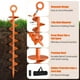 thumbnail image 3 of Anclajes de Tierra en Espiral para Cama Elástica, Paquete de 4, Naranja, 3 of 7