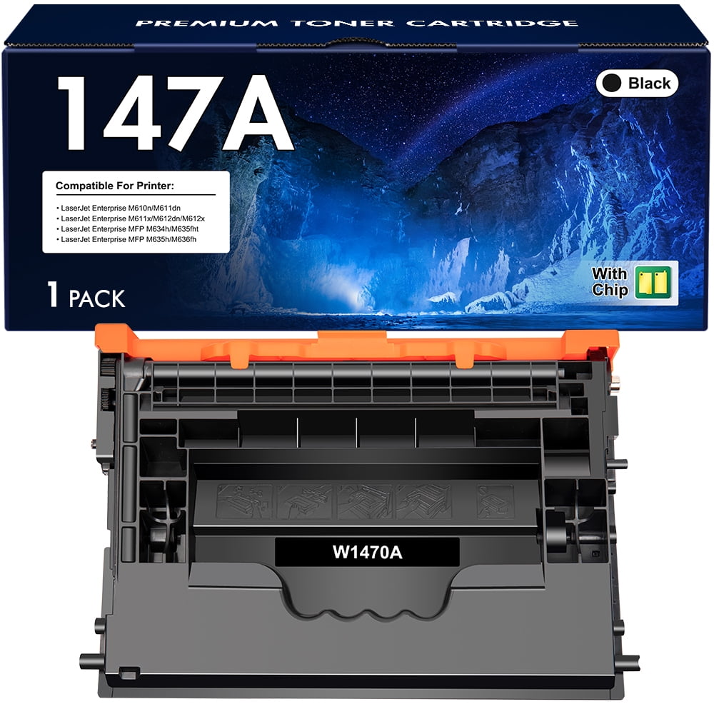 MasaiMara Compatible 147A W1470A Black Toner Cartridges (2-Pack) For HP Enterprise Flow MFP Printers