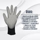 thumbnail image 5 of Guante Industriales Anti Corte Nivel 6 con Recubrimiento de Poliuretano General Electric T8, 5 of 6