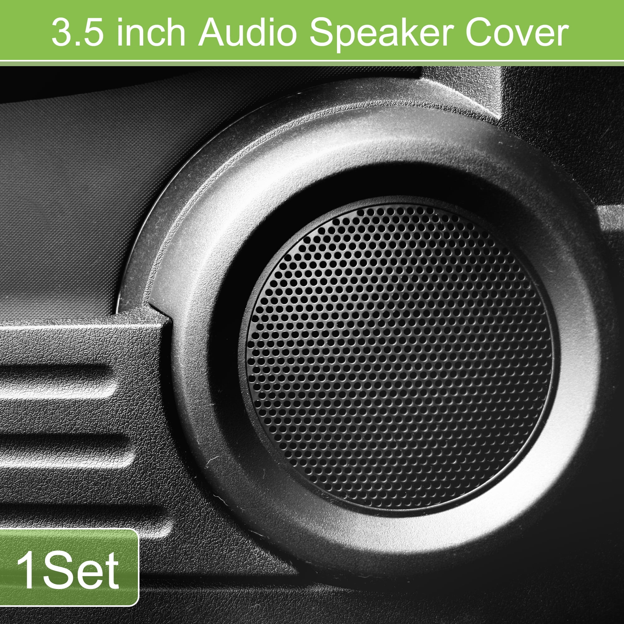 Unique Bargains Universal 3.5" Car Speaker Grills Cover with Mounting Screws