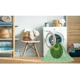 thumbnail image 2 of Ahgly Company Machine Washable Indoor Square Transitional Green Area Rugs, 7' Square, 2 of 7