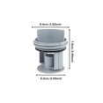 thumbnail image 7 of WeiLaiKeQi Washing Machine Drain Pump Cover Sturdy Compact Replace Component D, 7 of 7