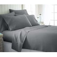 thumbnail image 2 of Simply Soft 6 Piece Luxury Ultra Soft Deep Pocket Bed Sheet Set - California King - Gray, 2 of 2