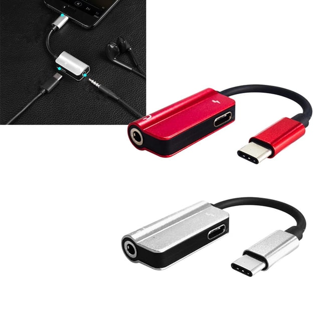 Elegante Mini A 3.5mm Aux Conector De Micrófono Para Smartphone Tableta Portàtil Hugo Adaptador de cable tipo C