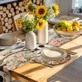 thumbnail image 4 of Retro Birdhouse Round 15 Inch Placemats Set of 2, Pink Spring Floral Birds Vintage HeatResistant Non Slip Place Mats for Dining Table, Wipeable Braided Kitchen Table Mats for Housewarming, 4 of 9