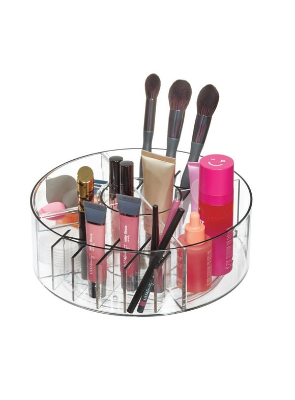 iDesign, Clear Cosmetic Carousel, Recycled Plastic