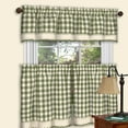 thumbnail image 3 of Achim Buffalo Check Kitchen Curtains, Set of 2 Tiers, 3 of 5