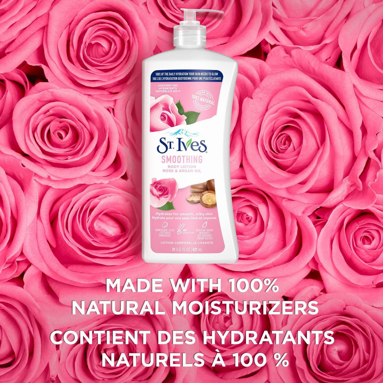 St. Ives Rose and Argan Oil Smoothing Body Lotion