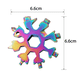 thumbnail image 2 of Llave de nieve multifuncional Llave hexagonal multiusos de acero con alto contenido de carbono Llave de nieve portátil universal Herramienta manual, 2 of 5