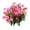 Rose Red, variant on lanema Pack of 2 Artificial Impatiens Balsamina Flowers Realistic Floral Arrangements Silk Stems for Tabletop Displays