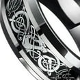 thumbnail image 5 of Grandest Birch Men Celtic Dragon Carving Titanium Steel Wedding Band Ring Jewelry Gift Titanium Steel Blue, 5 of 5