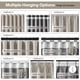 thumbnail image 4 of Cortinas RAIN CITY Blackout, color beige, 254 cm de largo, 2 paneles, 4 of 9
