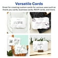 thumbnail image 3 of Avery Printable Flourished Edge Postcards, 4" x 6", Glossy White, 50ct, 3 of 8
