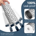 thumbnail image 2 of Leopard Print 30oz Handheld Travel Tumbler with Handle – Double Wall Stainless Steel Insulated Cup, Flip Straw Lid, Leak-Proof & BPA-Free for Hot and Cold Drinks – Durable Coffee & Juice Mug Black, 2 of 6