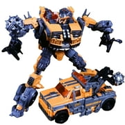 Transformer QT-01 Battletrap Kodiak Bumblebee Beetle Deformation Robot OP Pillar Optimus Prime Transformer Toy Studio Series Movie Version Car Robot Model 7-inch