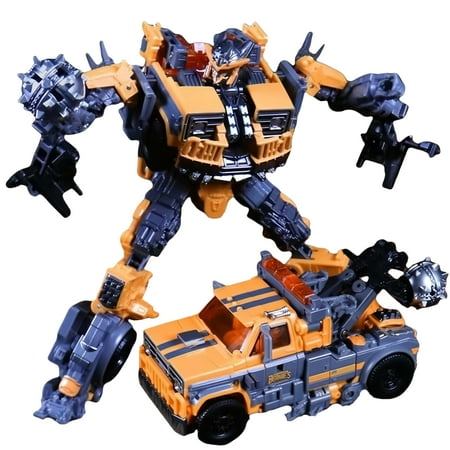 Transformer QT-01 Battletrap Kodiak Bumblebee Beetle Deformation Robot OP Pillar Optimus Prime Transformer Toy Studio Series Movie Version Car Robot Model 7-inch