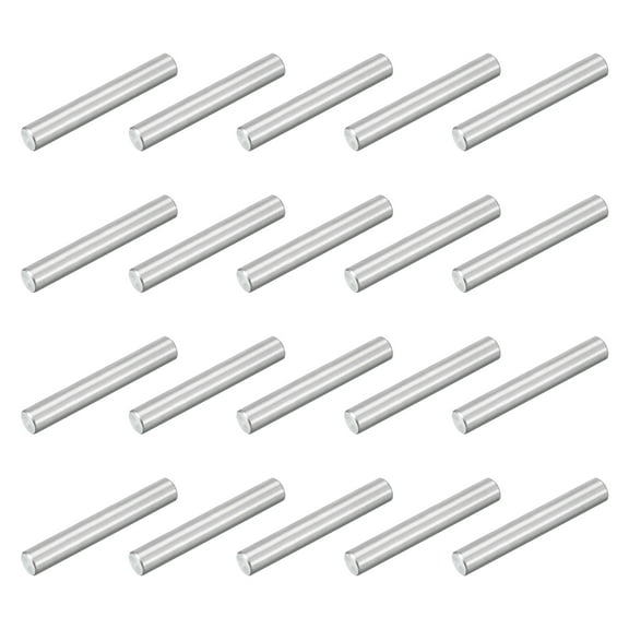 60Pcs M3x20mm 304 Stainless Steel Dowel Pin, Cylindrical Shelf Support Peg Pin