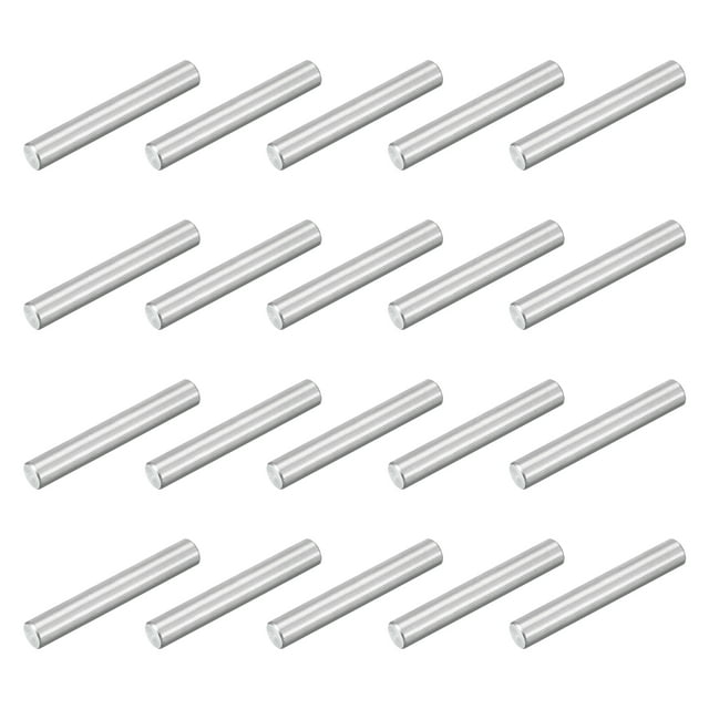 60Pcs M2.5x18mm 304 Stainless Steel Dowel Pin, Cylindrical Shelf Support Peg Pin