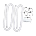 thumbnail image 4 of Manguera de repuesto para bomba de piscina de 100 cm, destornillador, conector de reparación con abrazaderas para bomba de filtro de patio de Blanco, 4 of 9