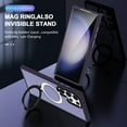 thumbnail image 6 of Allytechgrouop Rugged Phone Case for Samsung Galaxy S25 Ultra with Screen Protector – Full Body Galaxy S25 Ultra Case Cover with Ring Kickstand, MagSafe Compatible Design, Darkpurple, 6 of 6