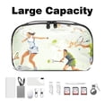 thumbnail image 3 of Tennis Waterproof Oxford Cloth Travel Case for Electronic Devices, USB Organizer, Charger Organizer Travel Case, Phone Cable Organizer - 5.9x9.44x3.14 in, 3 of 6