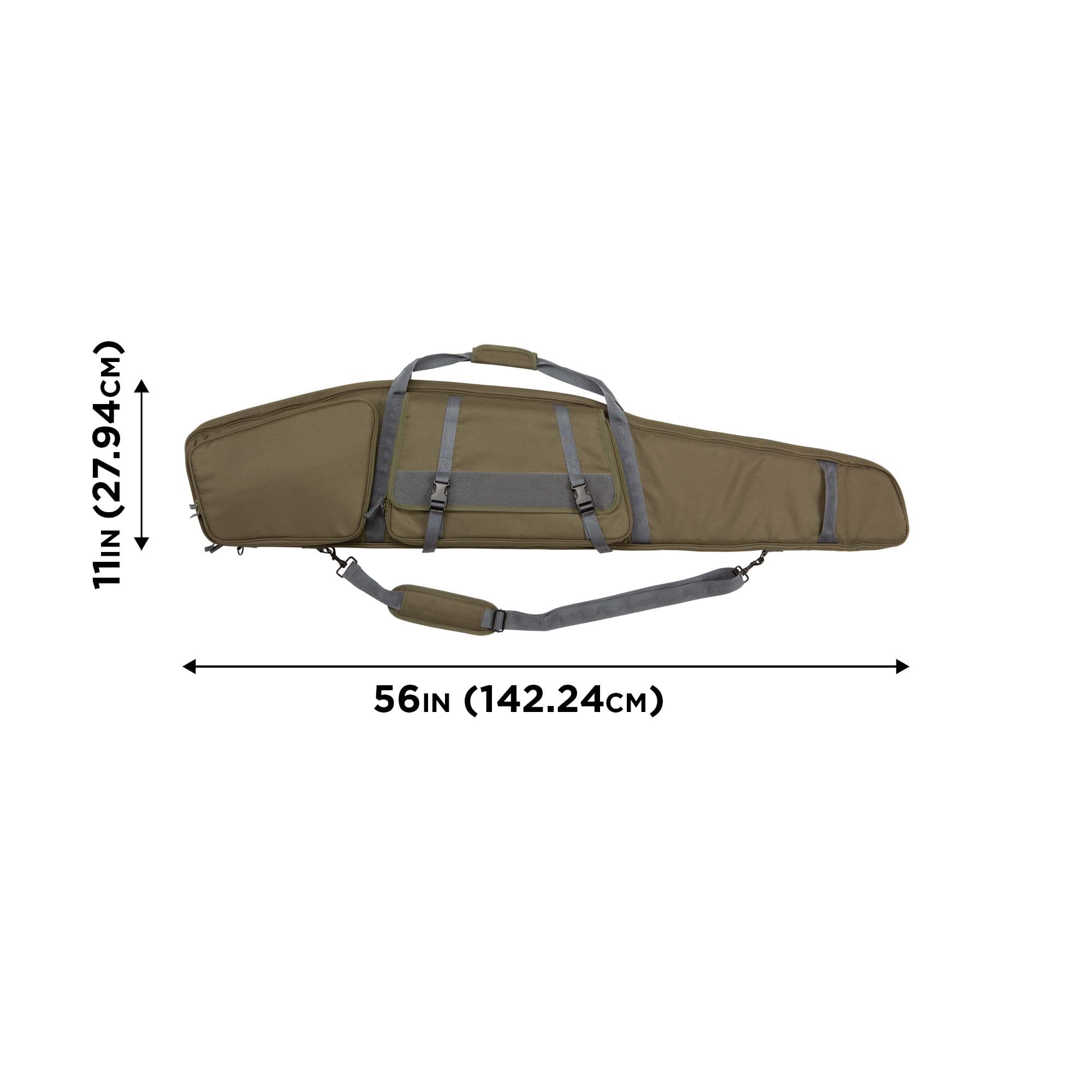 Tac Six 55 In. Garrison Rifle Case, O.D. Green