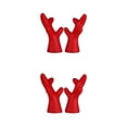 thumbnail image 2 of mmirethe 2pcs Easy To Install Antlers Sticker To Decorate Christmas Car Cute Waterproof Red large 2Set, 2 of 6
