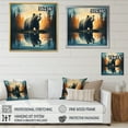 thumbnail image 4 of Designart "Lensflare and Double Exposure Transforming a Bear III" Landscapes Metal Wall Art Prints, 4 of 5