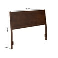 thumbnail image 7 of AFI Casanova Queen Sized Solid Hardwood Panel Headboard in Walnut Brown, 7 of 7