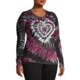 thumbnail image 7 of No Boundaries Juniors' Long Sleeve Tie Dye T-Shirt, 7 of 7